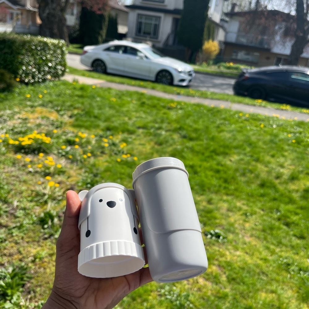 Cute Bear White Travel Mug - Picture 3 of 3